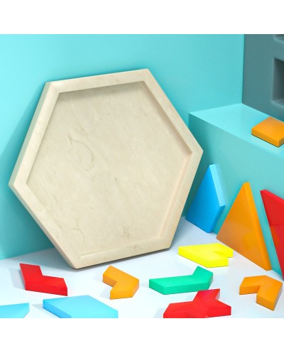 Forma silikonowa do odlewów z żywicy i gipsu 19,7x17,3x1,3cm podkładka