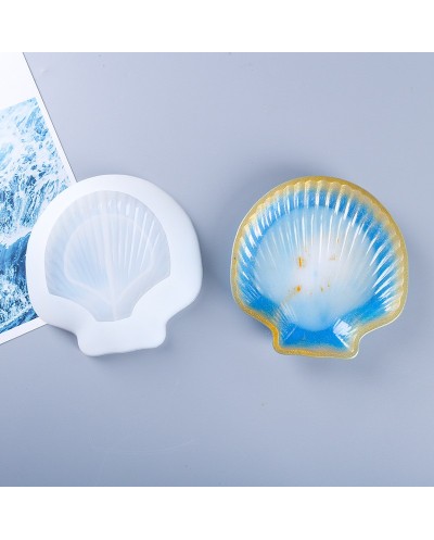 Forma silikonowa do odlewów z żywicy i gipsu 15,5x14,7cm muszelka