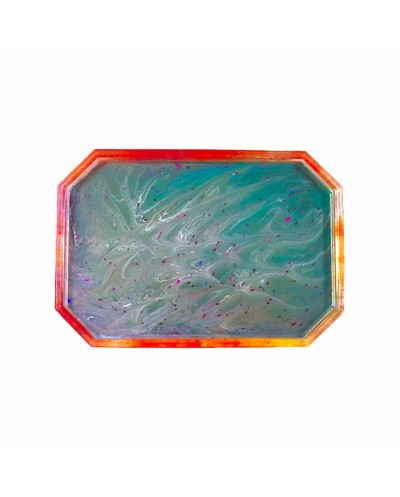 Forma silikonowa do odlewów z żywicy i gipsu 25,5x18x2,2cm Tacka