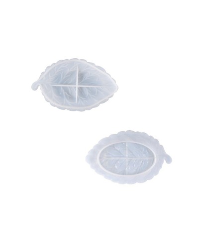 Forma silikonowa do odlewów z żywicy i gipsu 16x9,85x2,9cm Liść