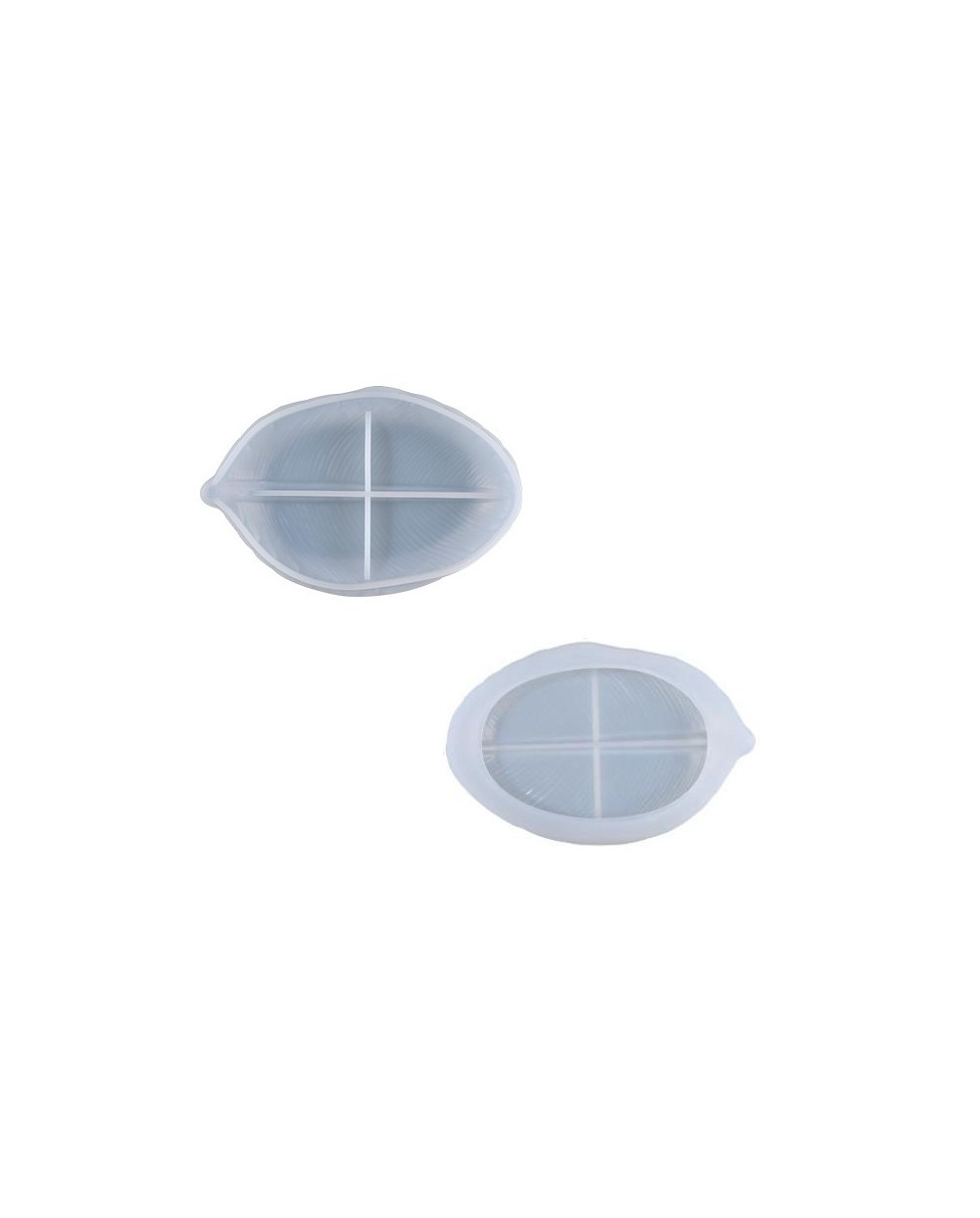 Forma silikonowa do odlewów z żywicy i gipsu 15,3x10x2,5cm Liść