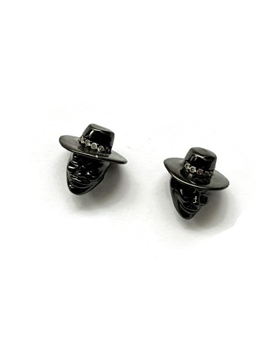 Przekładka kapelusz czarna 11x10mm- 1szt.