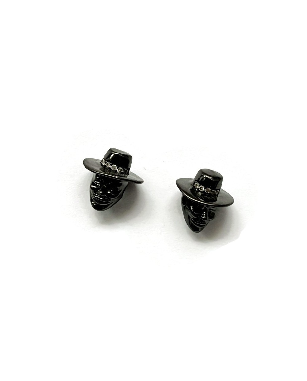 Przekładka kapelusz czarna 11x10mm- 1szt.