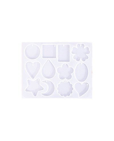 Forma do żywicy forma silikonowa do odlewów 127x153x4,5mm zawieszki