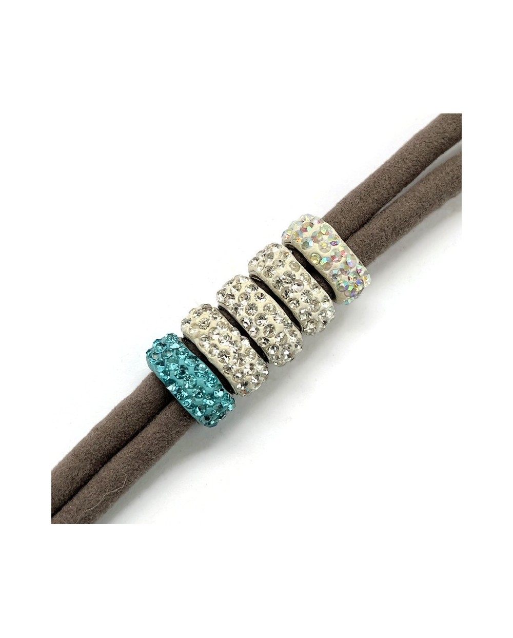 Mix przekładek białe i niebieska 16x12mm-5szt.