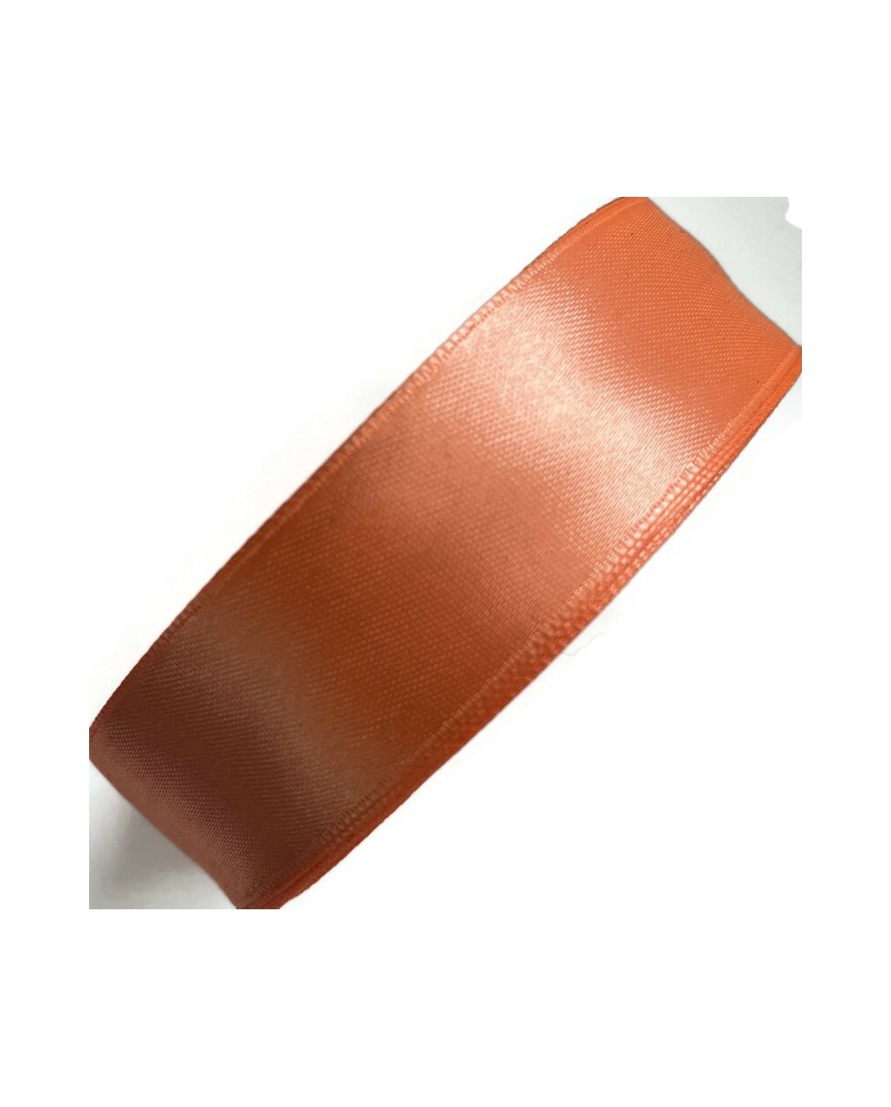 Wstążka satynowa neon pomarańczowy 25mm 32m