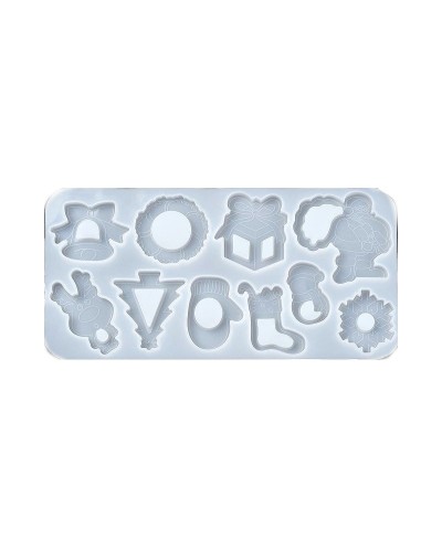 Forma do żywicy forma silikonowa do odlewów 143x287x8mm ozdoby świąteczne
