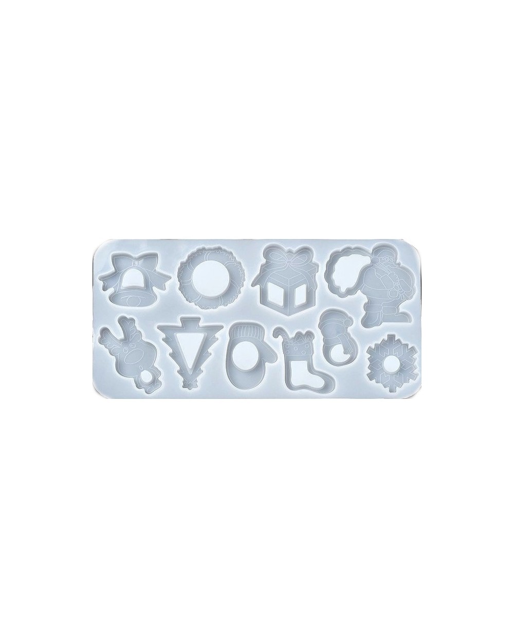 Forma do żywicy forma silikonowa do odlewów 143x287x8mm ozdoby świąteczne