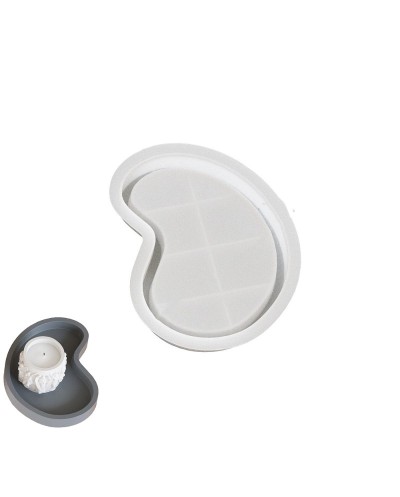 Forma silikonowa do odlewów z żywicy i gipsu 212x166x26mm podkładka
