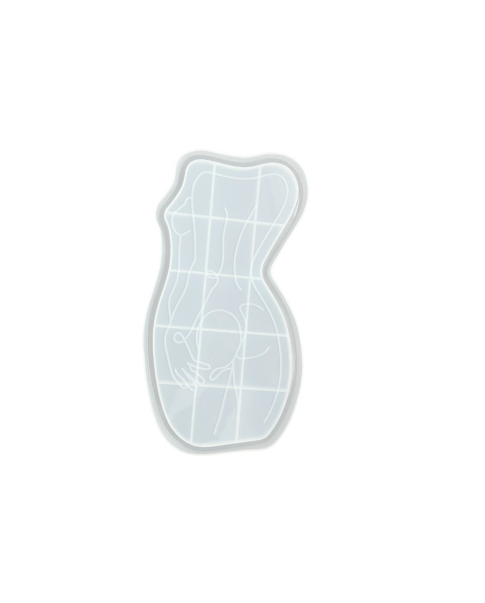Forma silikonowa do odlewów z żywicy i gipsu 280x145x13mm podkładka