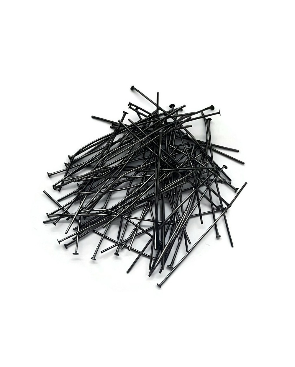 Szpilki gwoździe czarne 50mm - 10 gram