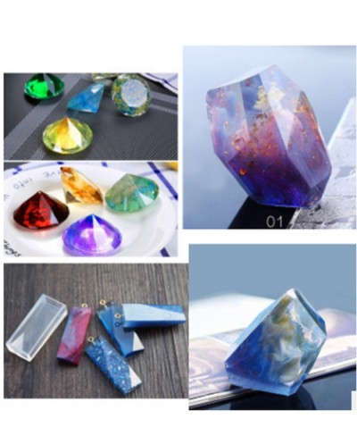 Folia cięta,ozdobna do zatapiania w żywicy  ok 2~20x2~16mm 20g zielony