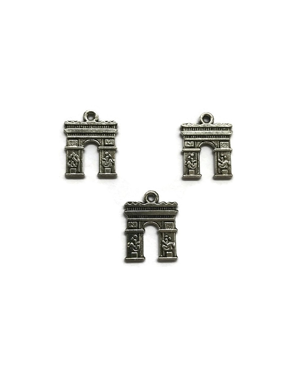 Zawieszka łuk triumfalny 18x14mm cyna