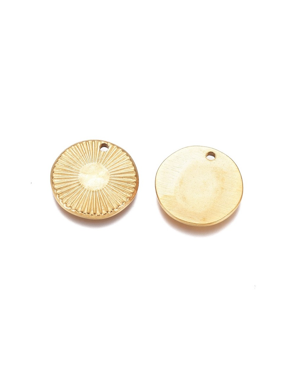 Zawieszka kółeczko 15x1,5mm stal nierdzewna złoty