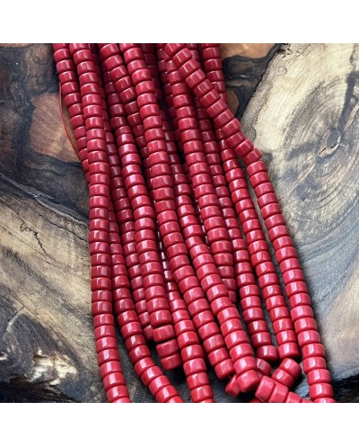 Koral naturalny  dysk ok 6x2mm