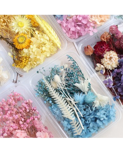 Kwiaty suszone do zatopienia w żywicy, wosku