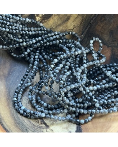 Larvikit kulka gładka ok 3-3,5mm sznurek