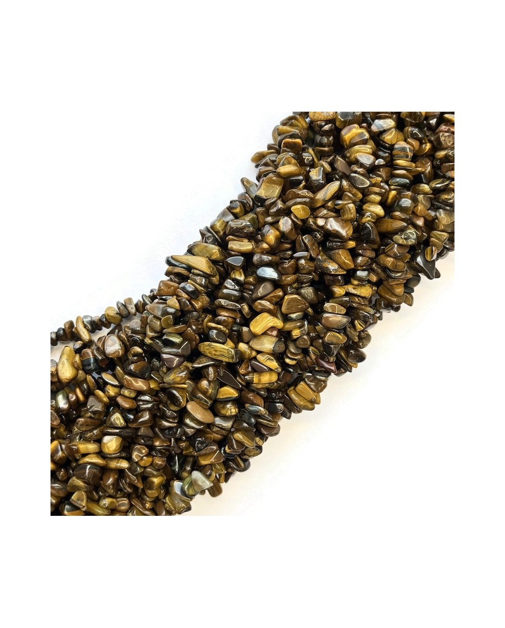 Tygrysie oko sieczka 5~8mm sznurek ok 80 cm