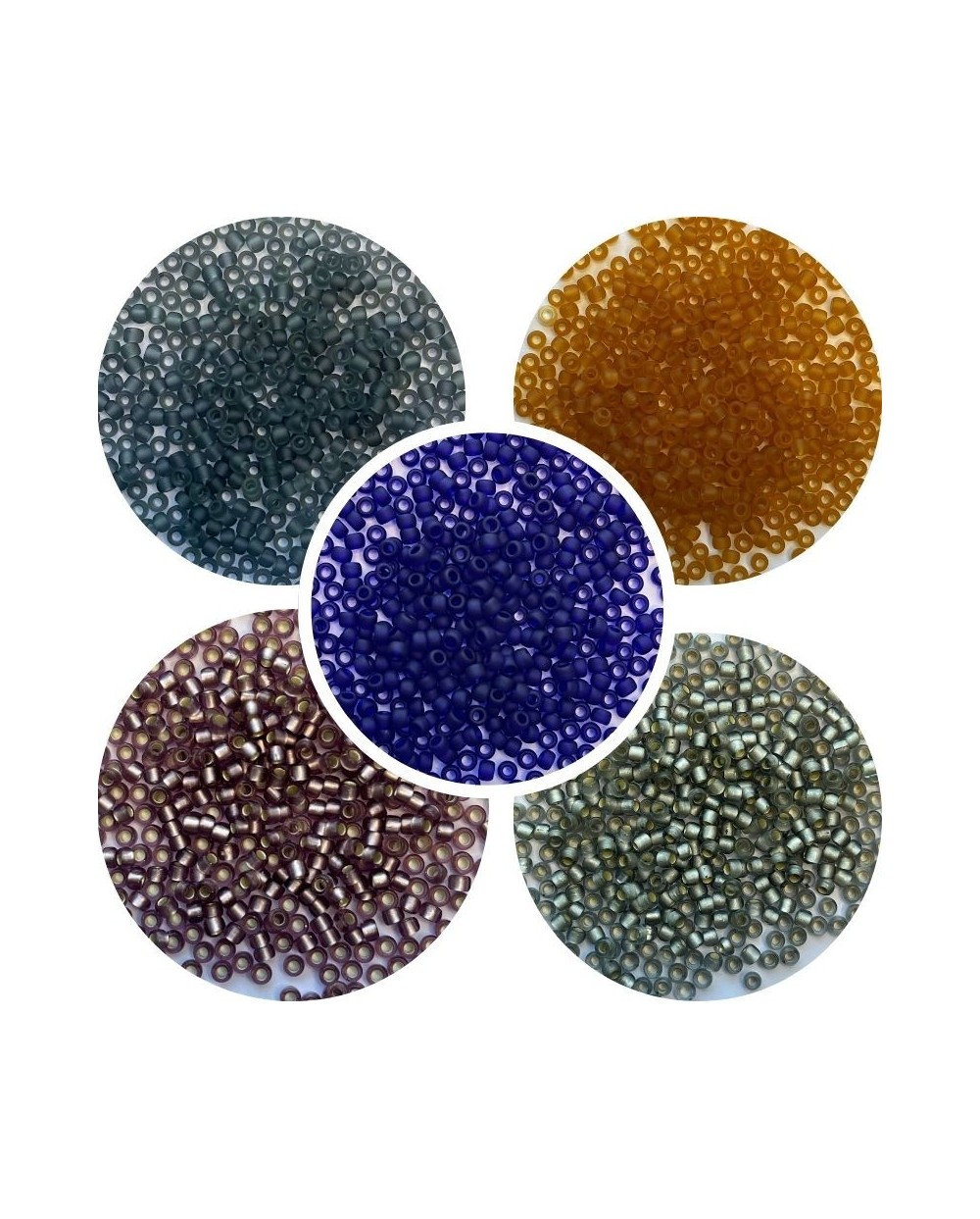 Zestaw koralików TOHO Round 8/0 5x10g mix
