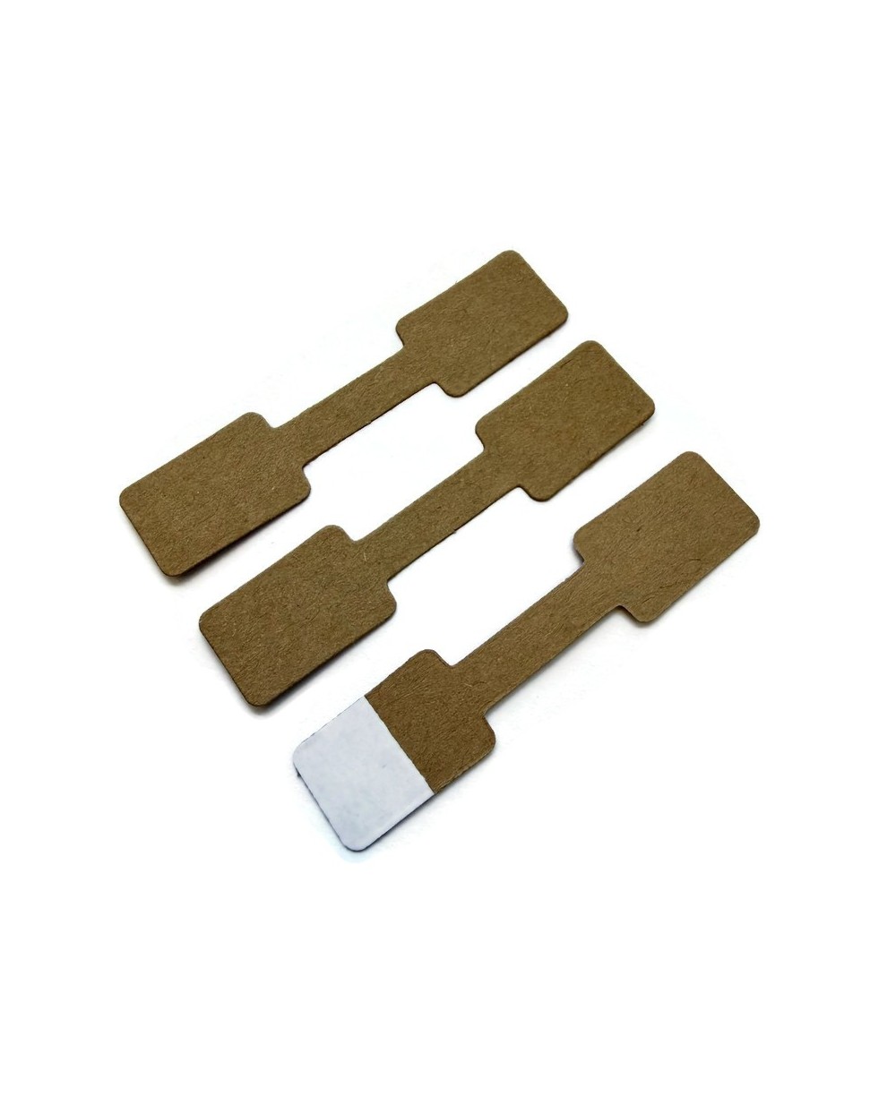Cenówki samoprzylepne do biżuterii – brązowe 60x13mm | Praktyczne i eleganckie