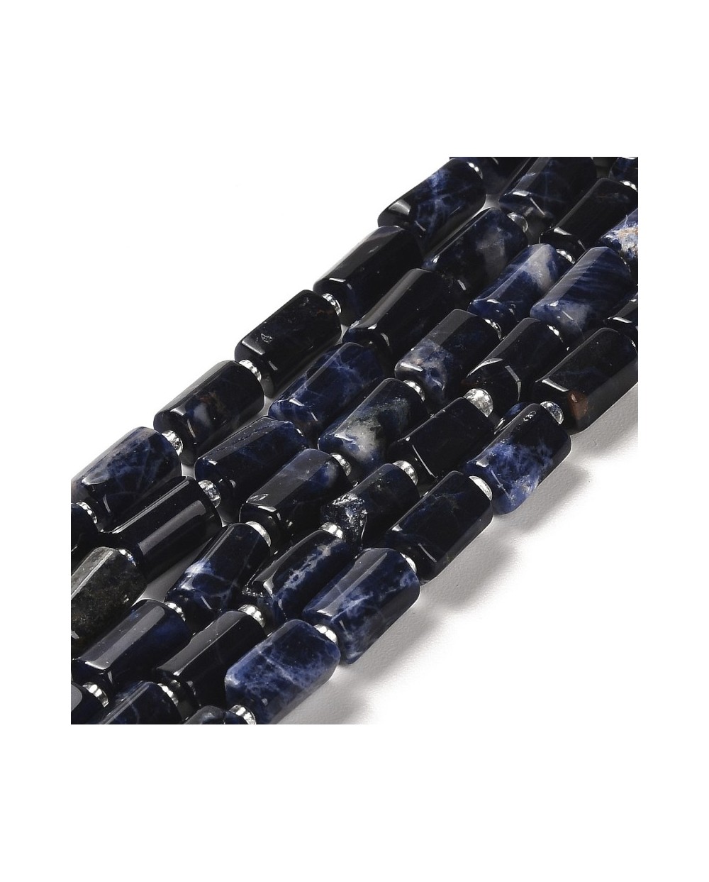 Sodalit walec ok 8.5~11x5.5~6.5mm sznurek