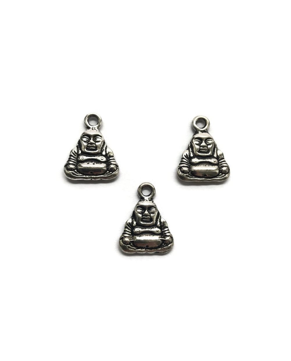 Zawieszka budda 20x16mm cyna