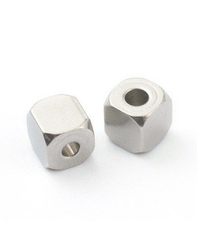 Przekładka ozdobna kosteczka 4x4mm stal nierdzewna