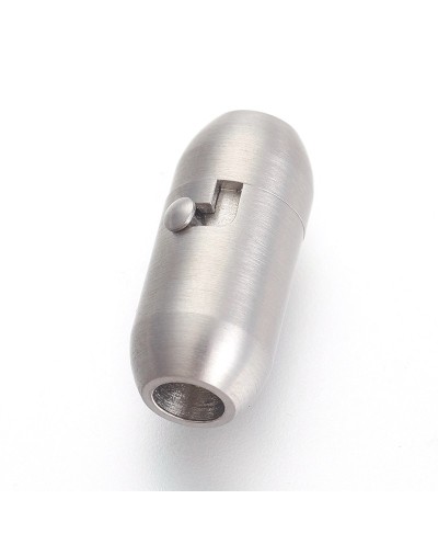 Zapięcie magnetyczne z zabezpieczeniem 18x8mm stal nierdzewna 4mm