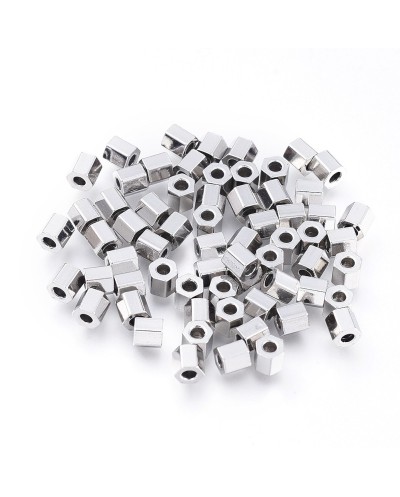 Przekładka ozdobna 4x4x4mm stal nierdzewna