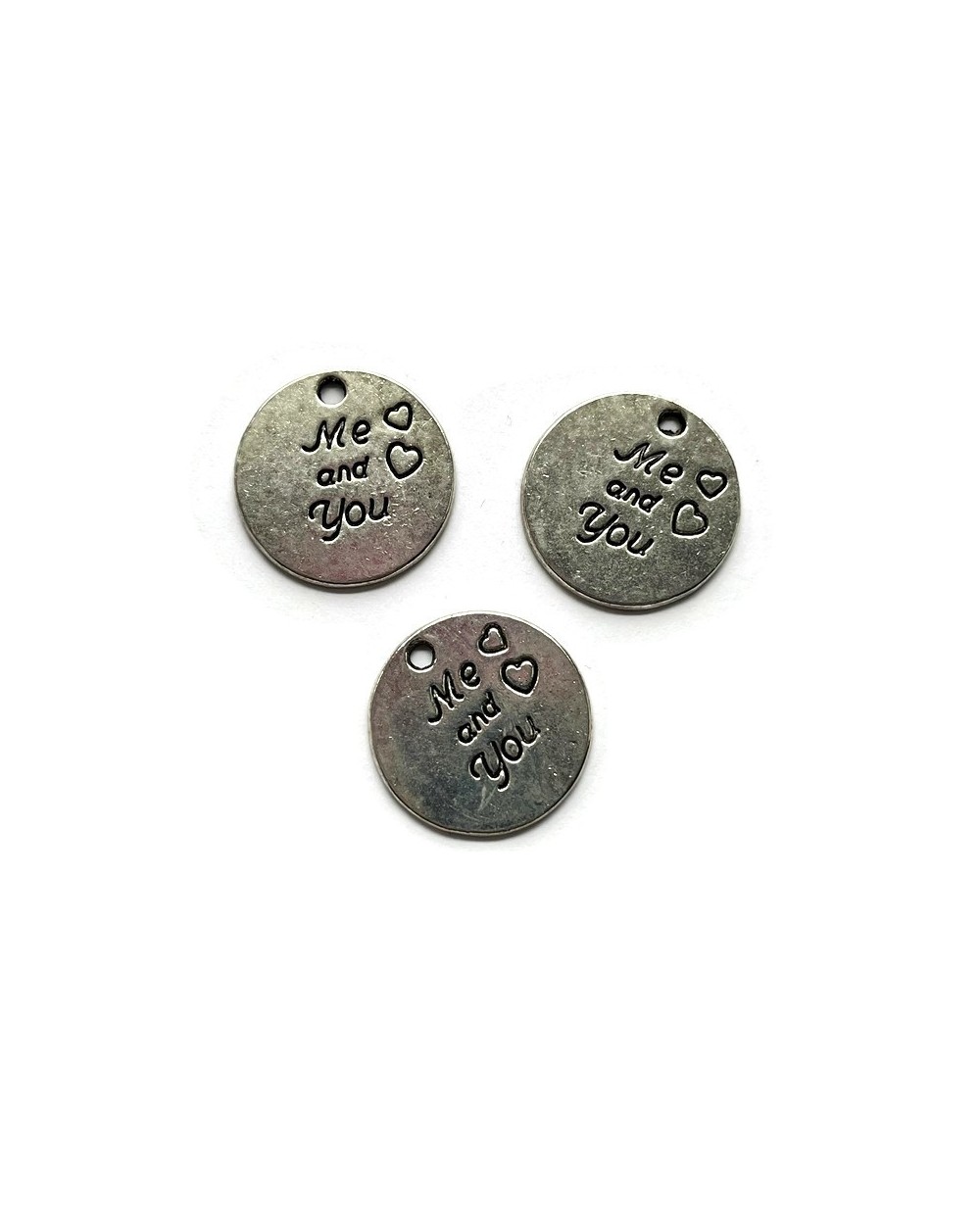 Zawieszka koło ok 22x22mm - 7 szt.