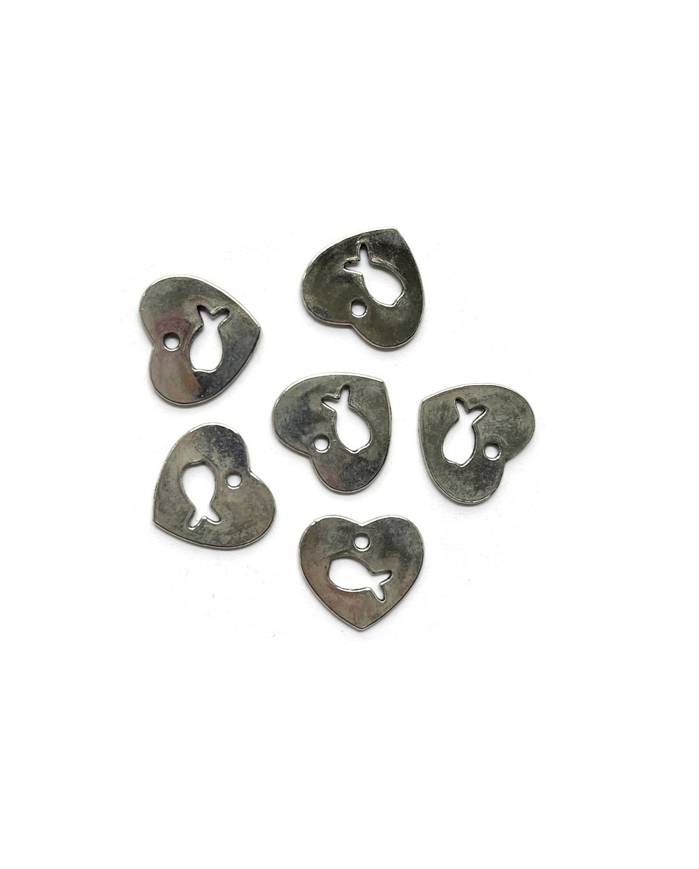 Zawieszka rybka 16x15mm - 26 szt