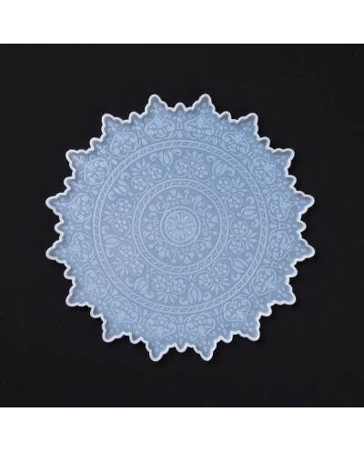 Forma do żywicy forma silikonowa do odlewów 238x9mm mandala