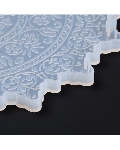 Forma do żywicy forma silikonowa do odlewów 238x9mm mandala