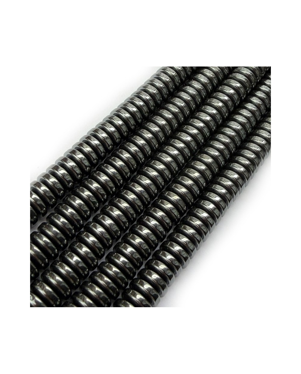 Kamień Naturalny Hematyt dysk oponka 6x2mm naturalny