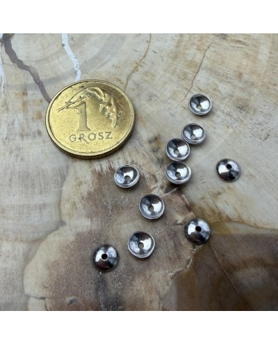 Nakładka na koraliki 4mm stal nierdzewna