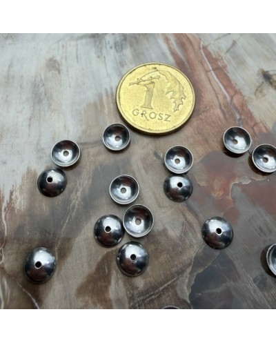 Nakładka na koraliki 5mm stal nierdzewna