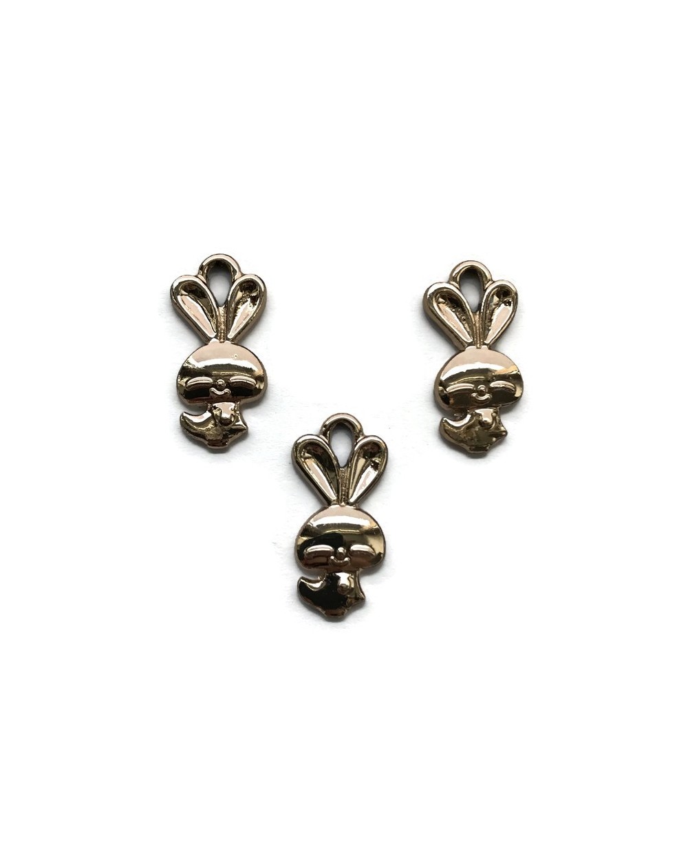 Zawieszka króliczek 22x11mm cyna