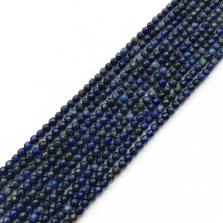 Lapis lazuli kulka 3mm sznurek