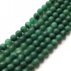 Agat kulka 10mm zielony sznurek