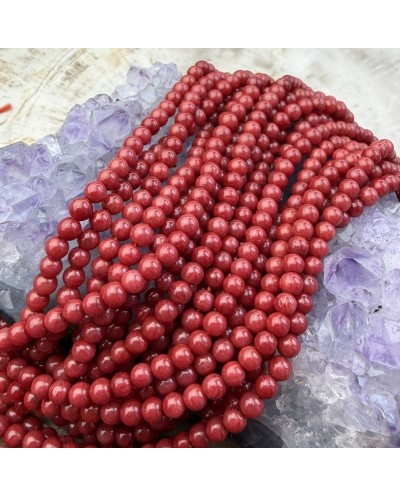 Koral naturalny kulka gładka 2,5mm- 3mm