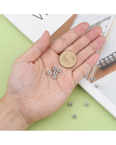 Przekładka do koralików z cyrkoniami 5x2,5mm stal nierdzewna