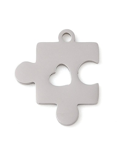 Zawieszka Puzzle 16x14x1mm stal nierdzewna