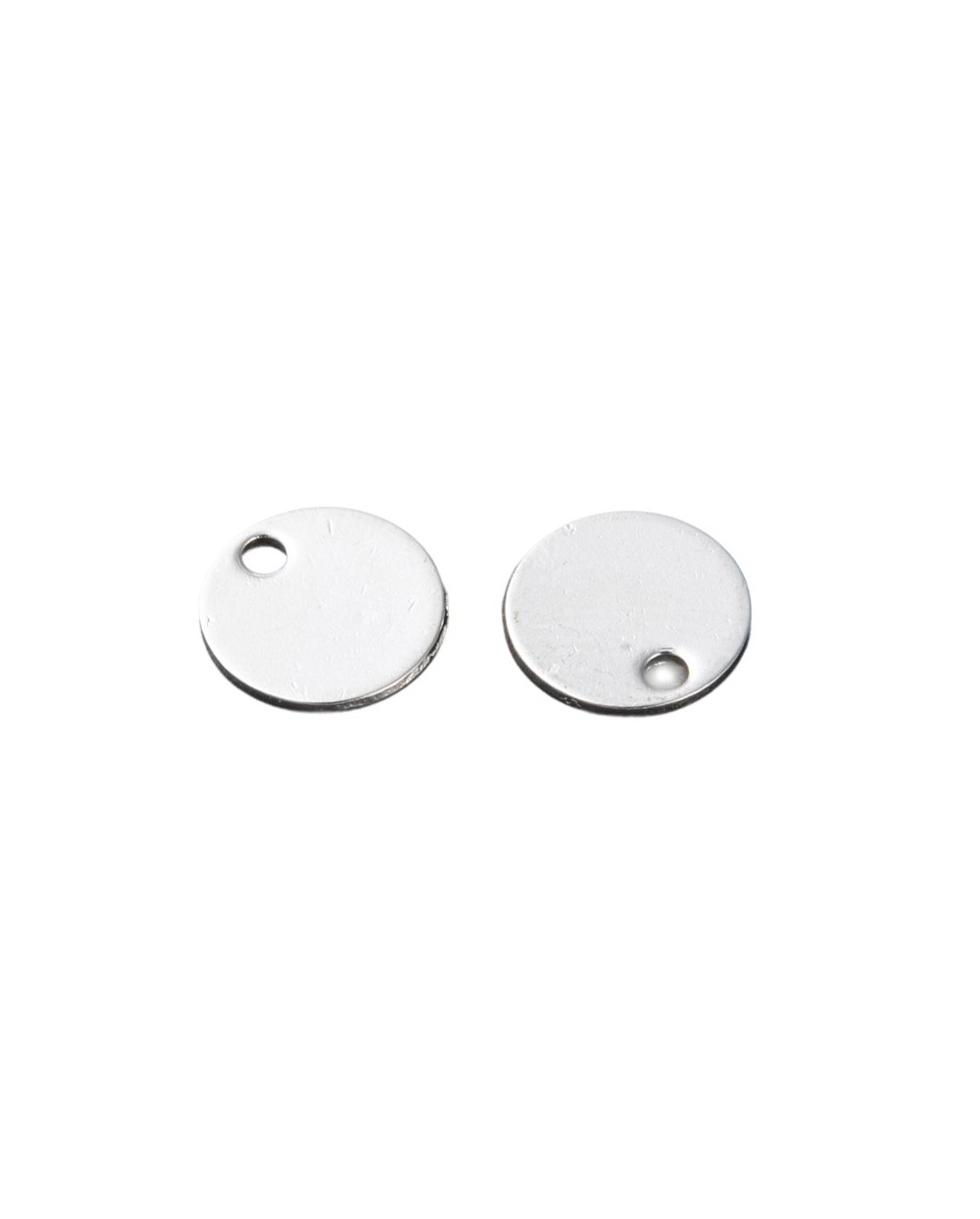 Zawieszka moneta/blaszka 6x0,8mm stal nierdzewna