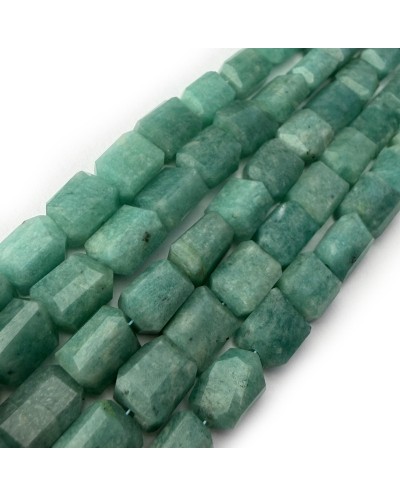 Kamień naturalny amazonit bryłka szlifowana ok 9x6mm sznurek