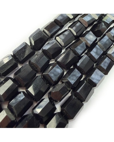 Kamień naturalny onyks bryłka szlifowana ok 9x6mm sznurek