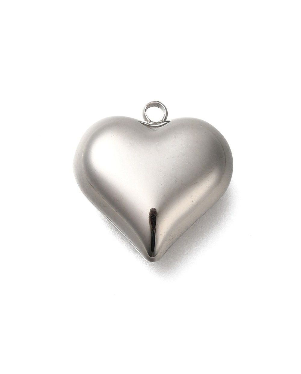 Zawieszka serce 28x25x8,5mm stal nierdzewna