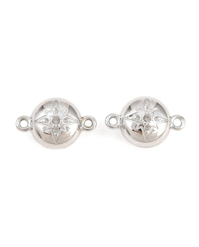Zapięcie magnetyczne z bolcami 9x14x6mm stal nierdzewna