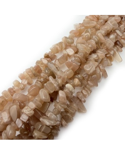Kamień Słoneczny sieczka 5~8mm sznurek ok 80 cm