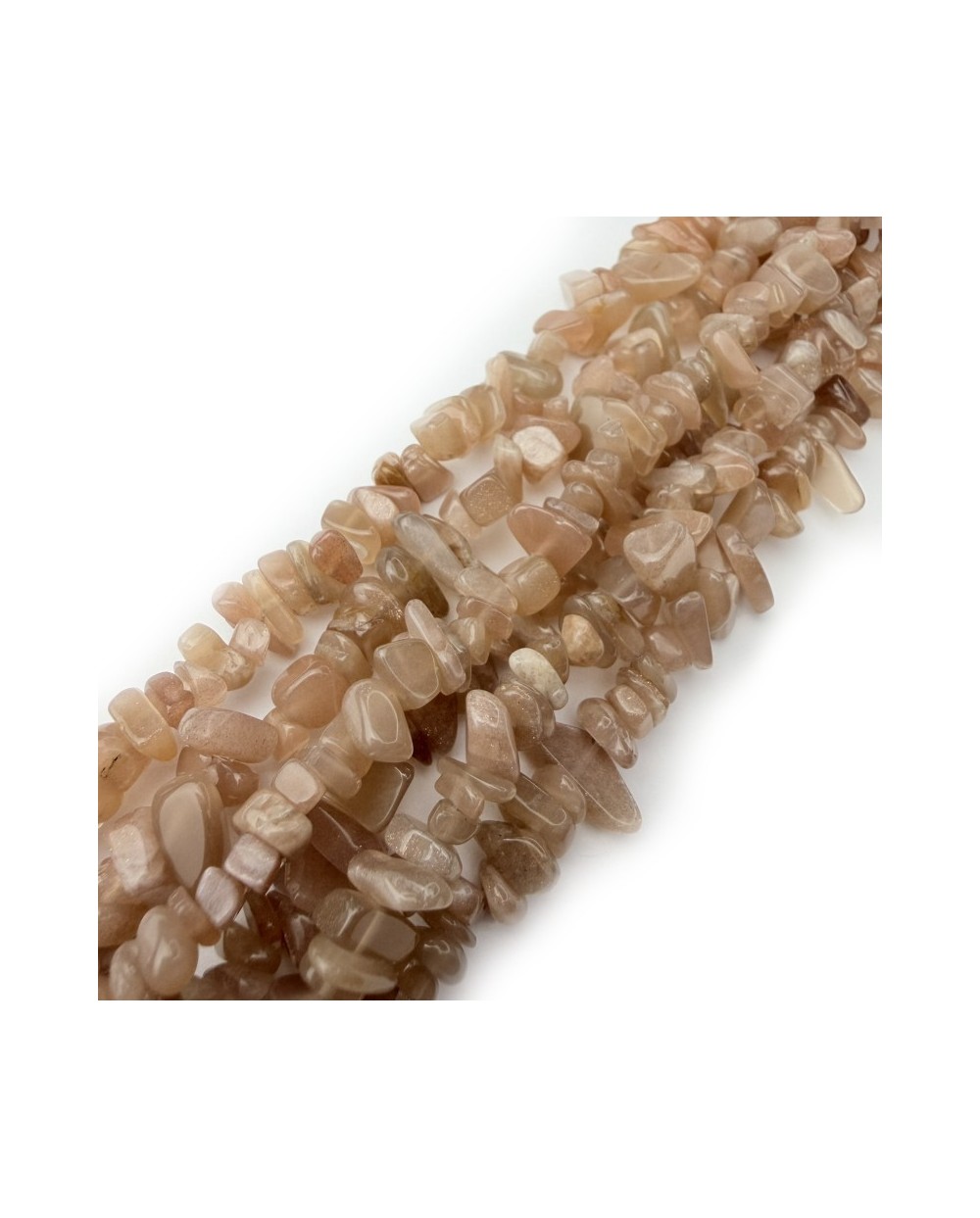 Kamień Słoneczny sieczka 5~8mm sznurek ok 80 cm
