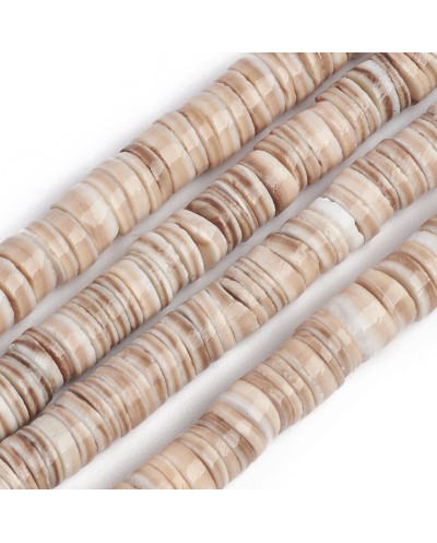 Muszla cięta dysk talarek oponka ok 4.5~6x1~4.5mm sznurek mix